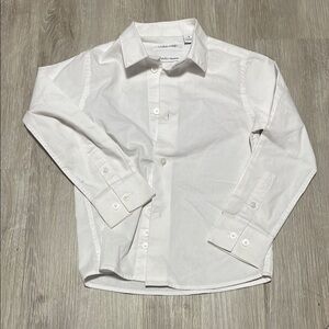 Calvin Klein Boy’s White Shirt Size 5